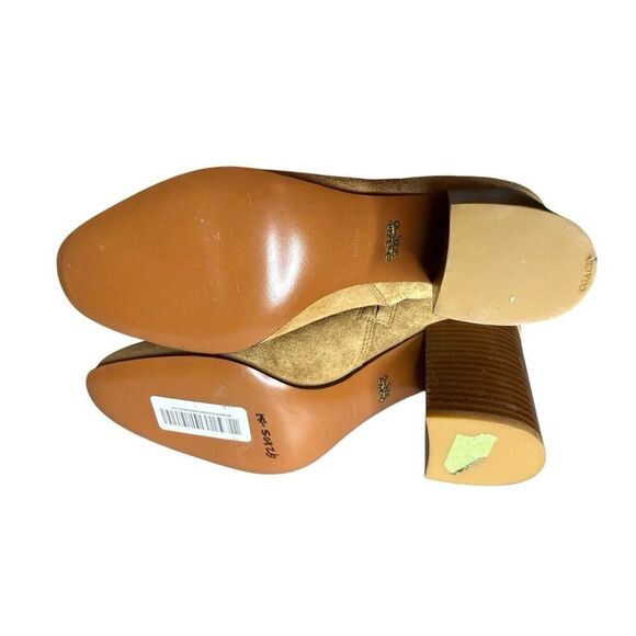NEW Coach Tan Suede Leather Delaney Signature Buckle Boots sz 6 - Picture 6 of 7
